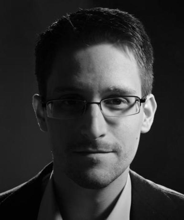 In February 2014, Edward Snowden joined the board of Freedom of the Press Foundation, which published this photo under a Creative Commons Attribution 4.0 International License at https://pressfreedomfoundation.org/about/board/edward-snowden