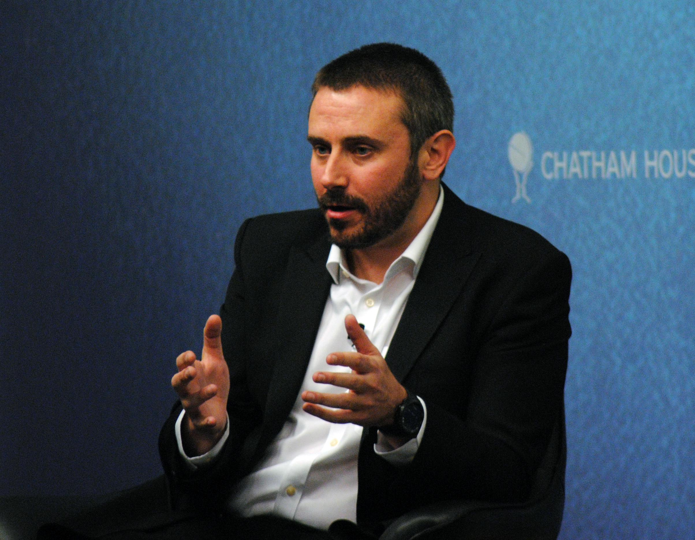 Jeremy Scahill, National Security Correspondent, The Nation; Author, Dirty Wars at the Chatham House event "Targeted Killings and Drones: A Global Battlefield", 28 November 2013